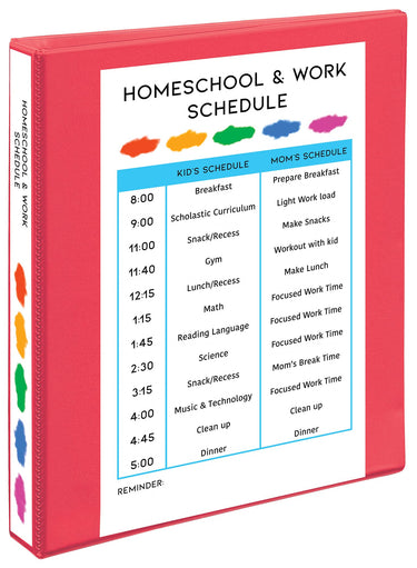 Avery(R) Durable View 3 Ring Binder, 1 Inch Slant Rings, 1 Coral Binder (17293) 1